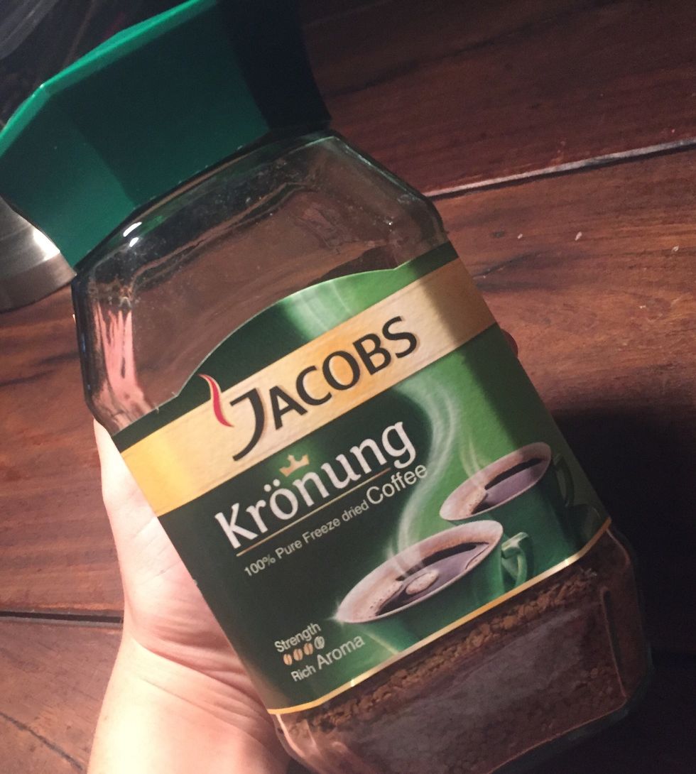 You will need: Ground coffee