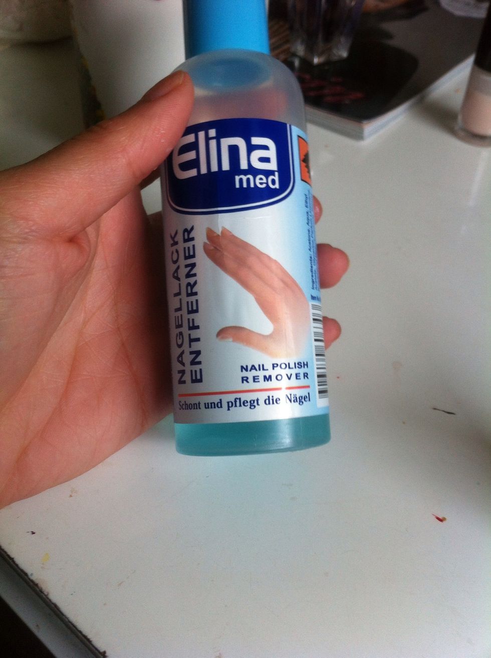 You will need nail polish remover \ud83d\udc4d