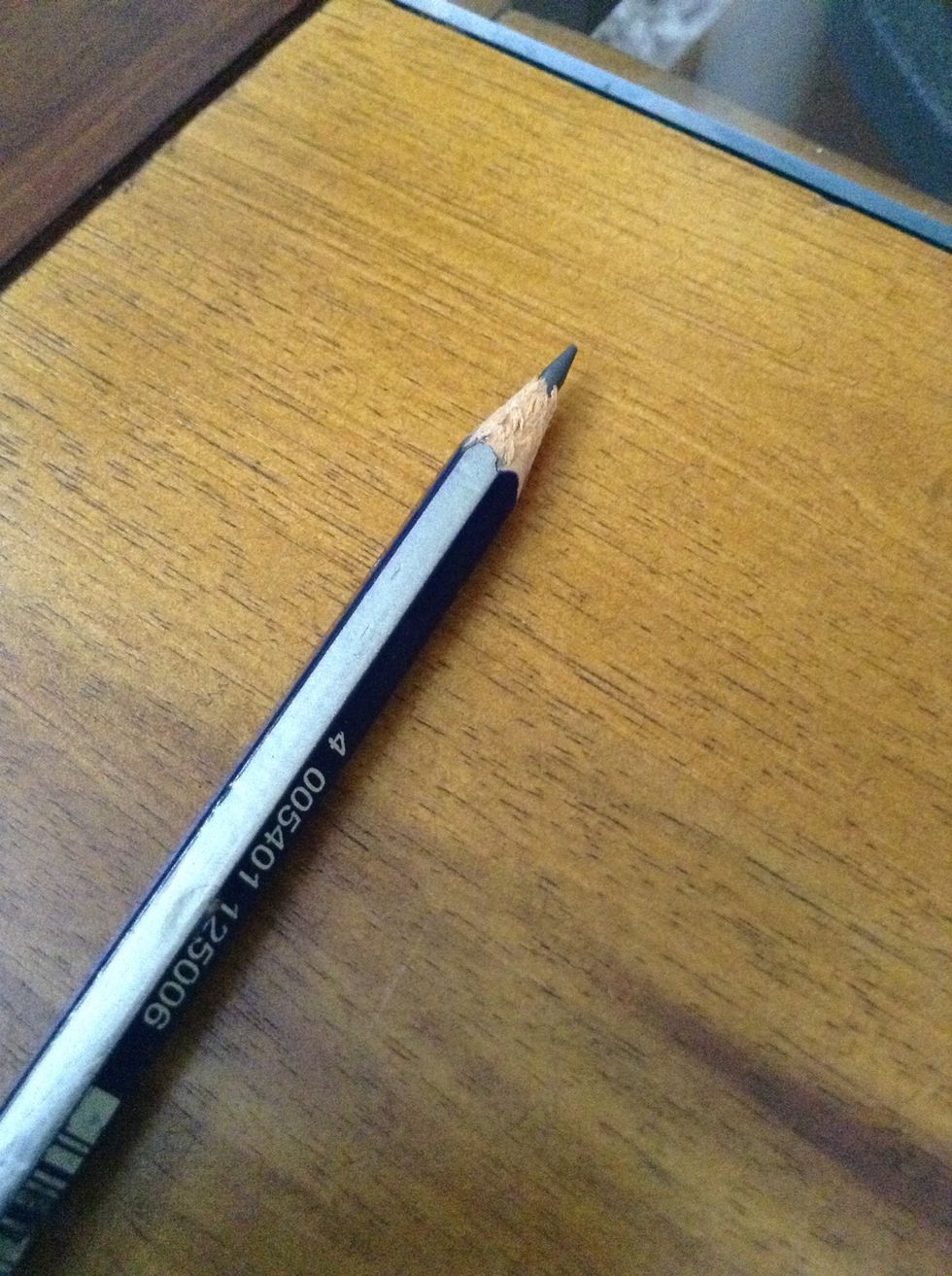 You will need, one pencil
