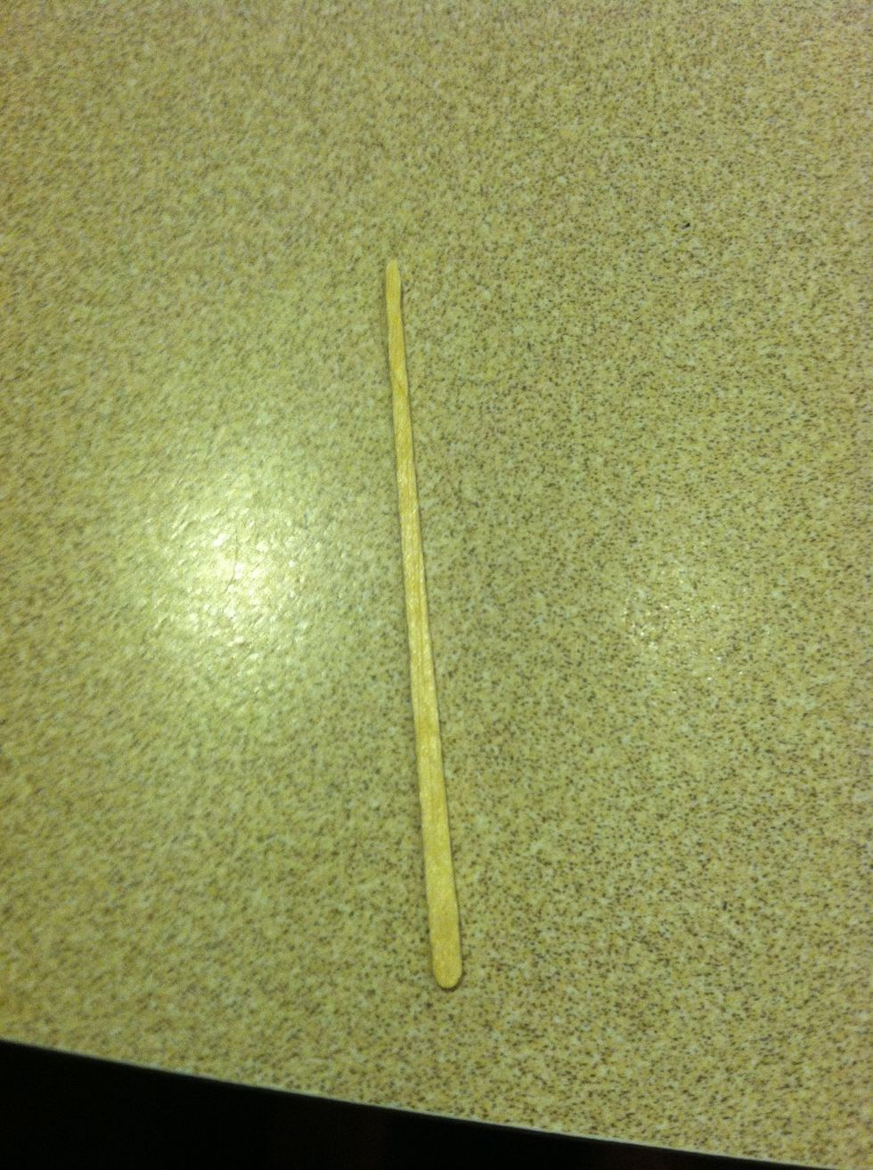 You will need one toothpick and a small piece of tape.