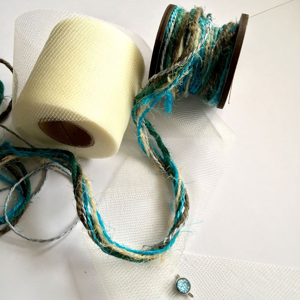 You will need some ribbon and cord to make a decoration for the box.