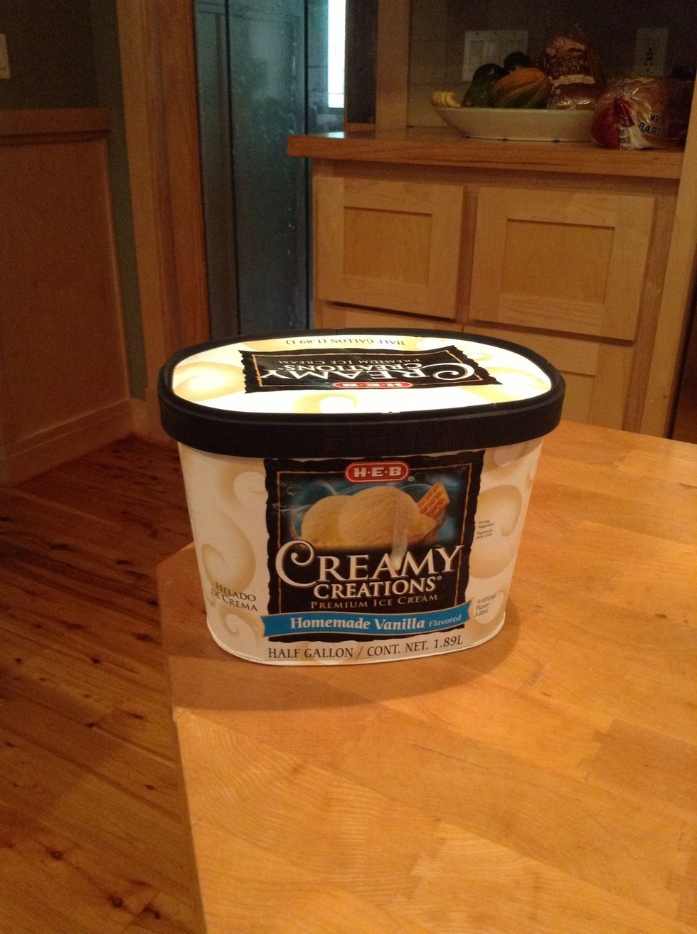 You will need some vanilla icecream