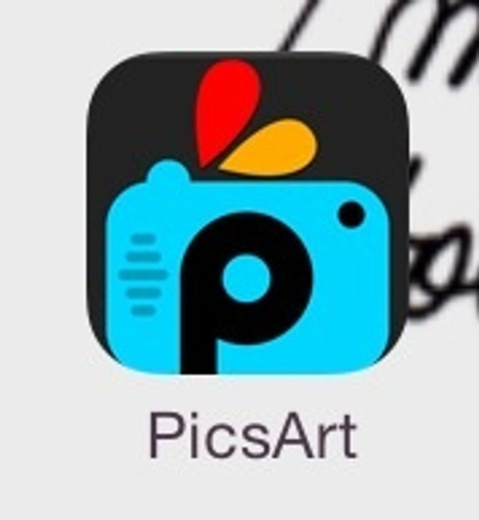 You will need the app PicsArt from the apple store which is free.