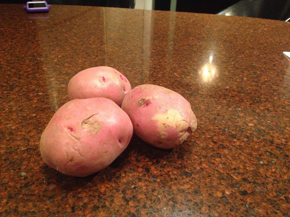 you will need three potatoes