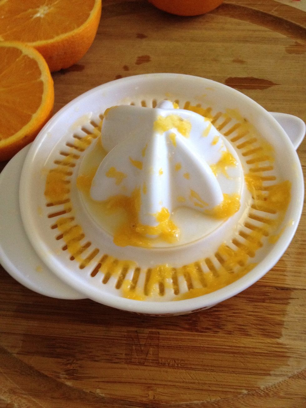 You will need to clean the excess pulp out before you pour.