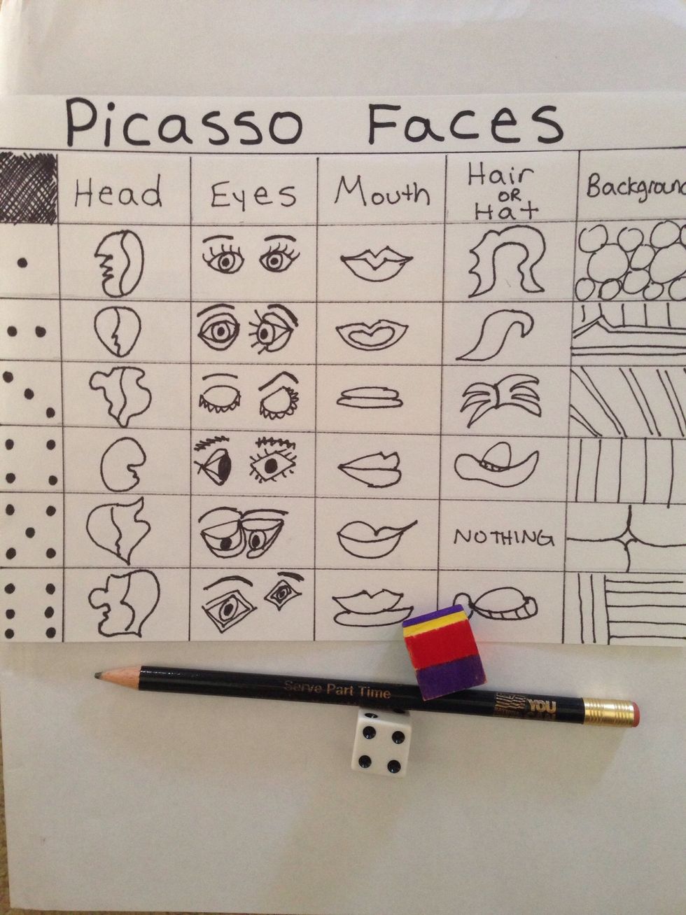 You will need to make your own game board and colored dice beforehand (choose any colors for the colored dice that you would like). Use crayons, markers, etc. Students can play solo or with a friend.