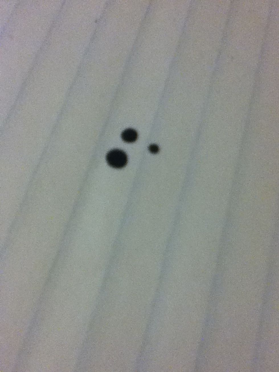 You will probably want to do some practice dots on the paper and decide what size dots you want-- small, medium, or large.