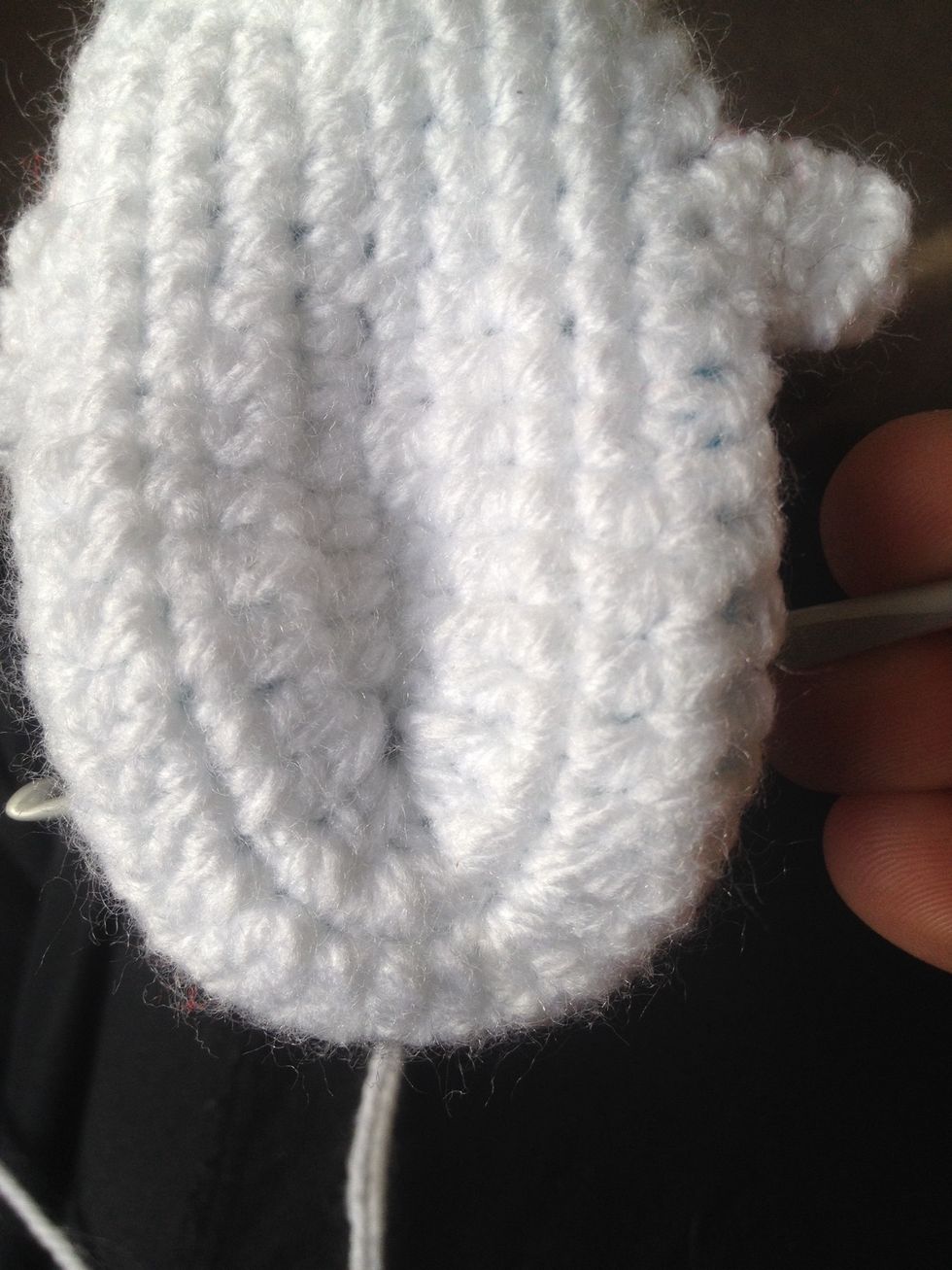 You will see it pulls the bottom up a bit