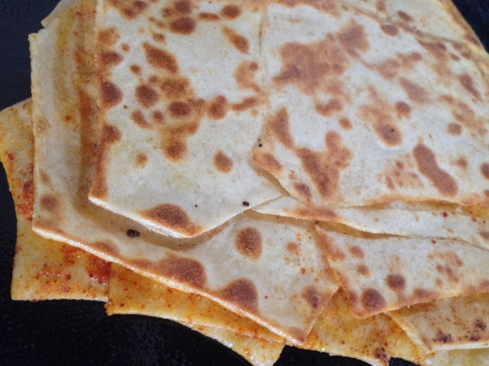 You will see layer leaving each other