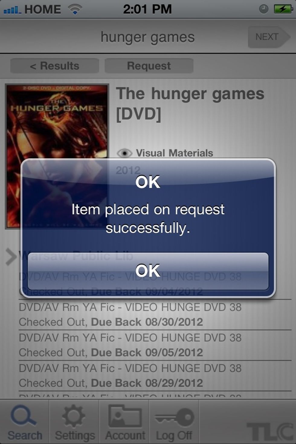 You will see this screen if you were successful.