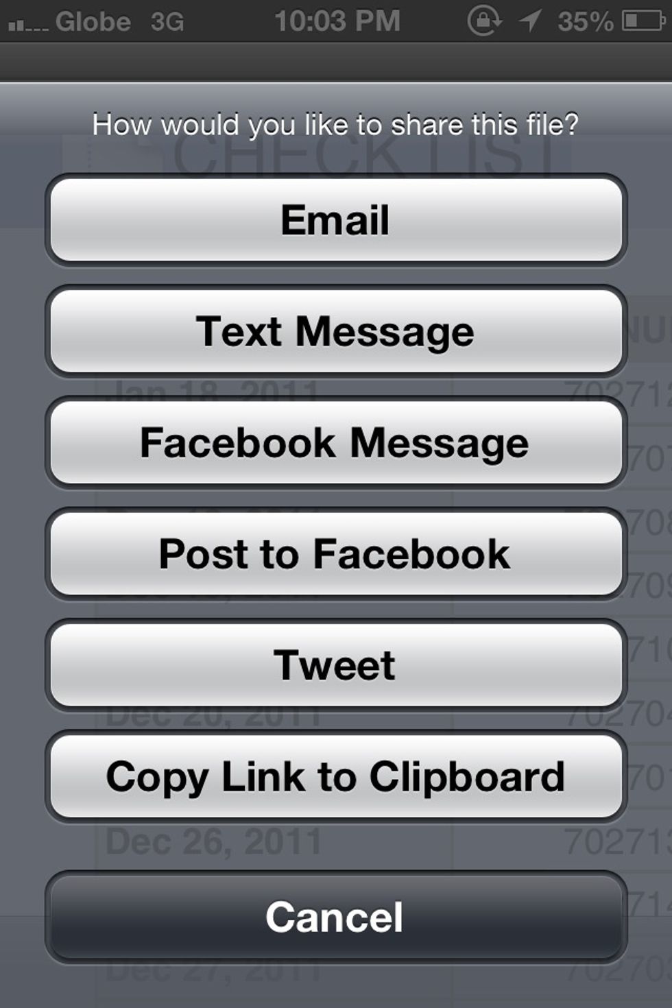 Youll see many option. Click the Copy Link to Clipboard. Other Menu are basic. after copying the link. you can paste it by tapoing anywere on message compose screen and click paste.SEE NEXT SCREENSHOT