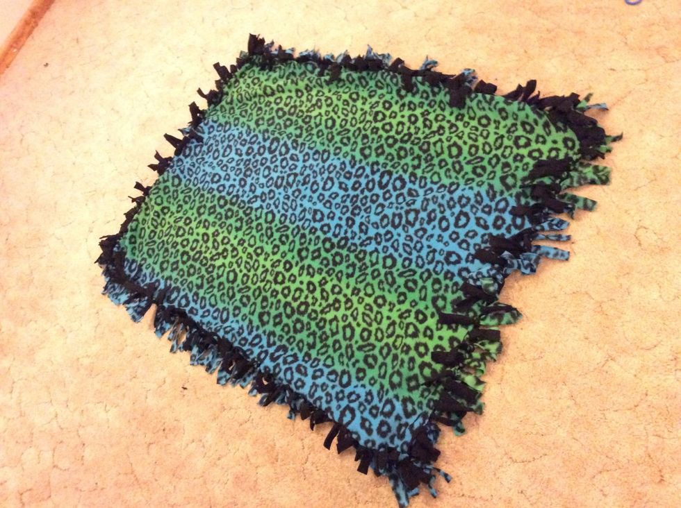 Your blanket is finished!!