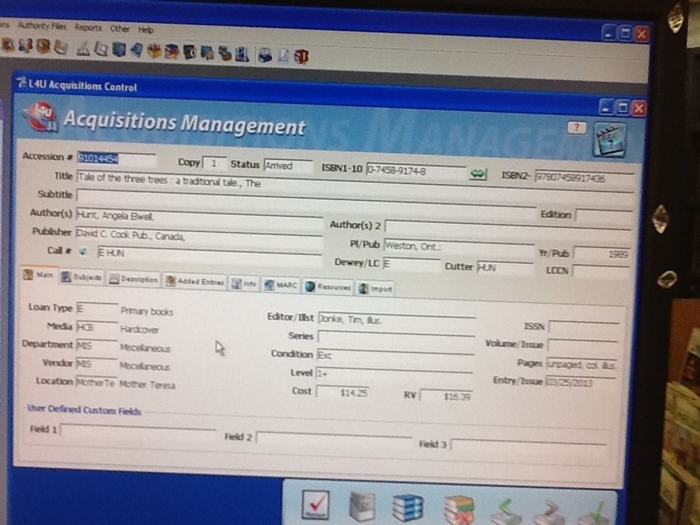 Your book is now ready to save.