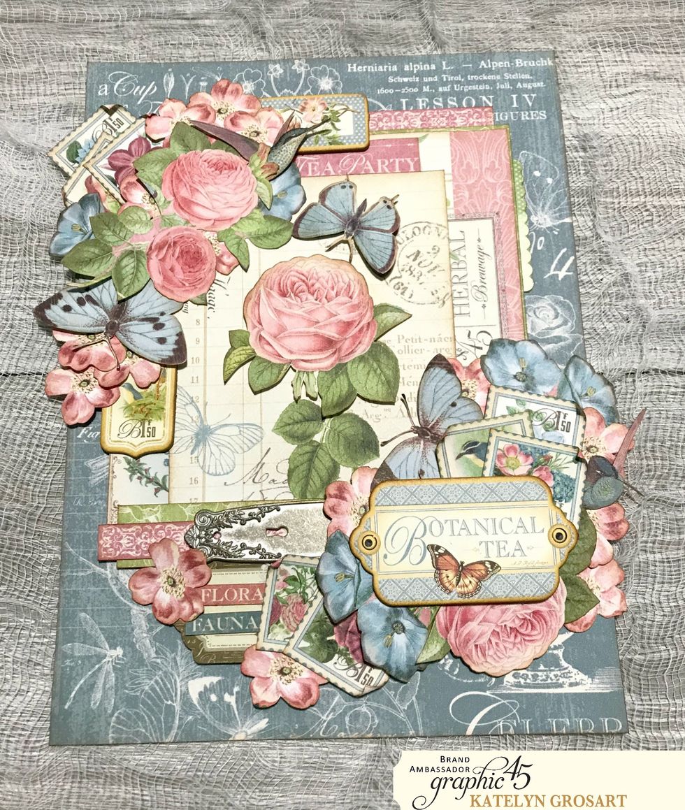 Your Botanical Tea Wall Hanging is now complete!