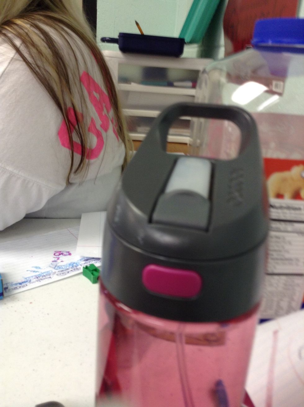 Your bottle may be like mine, and you have to open it I'll show u how to open it on the next page