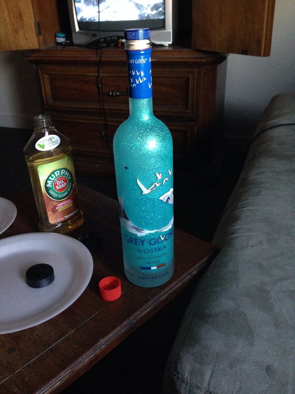 Your bottle should look like this! Pretty!