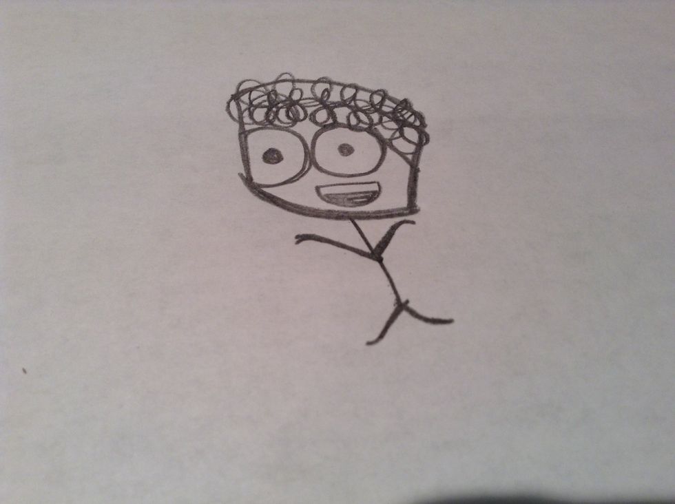 Your boy is now almost complete, but now you must add a figure stick type body.\ud83d\udc46\ud83c\udfc3