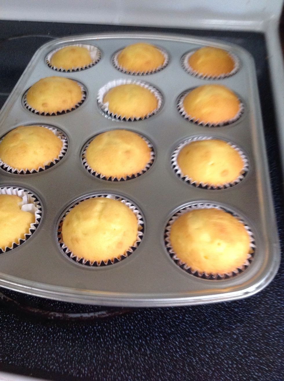 Your cupcakes will end up looking like this.
