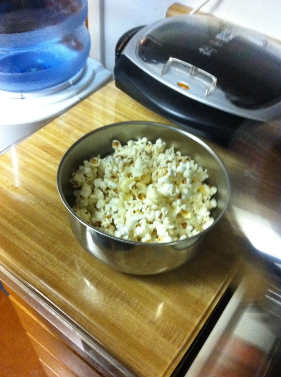 Your done!! Unless you want salt and butter then continue.