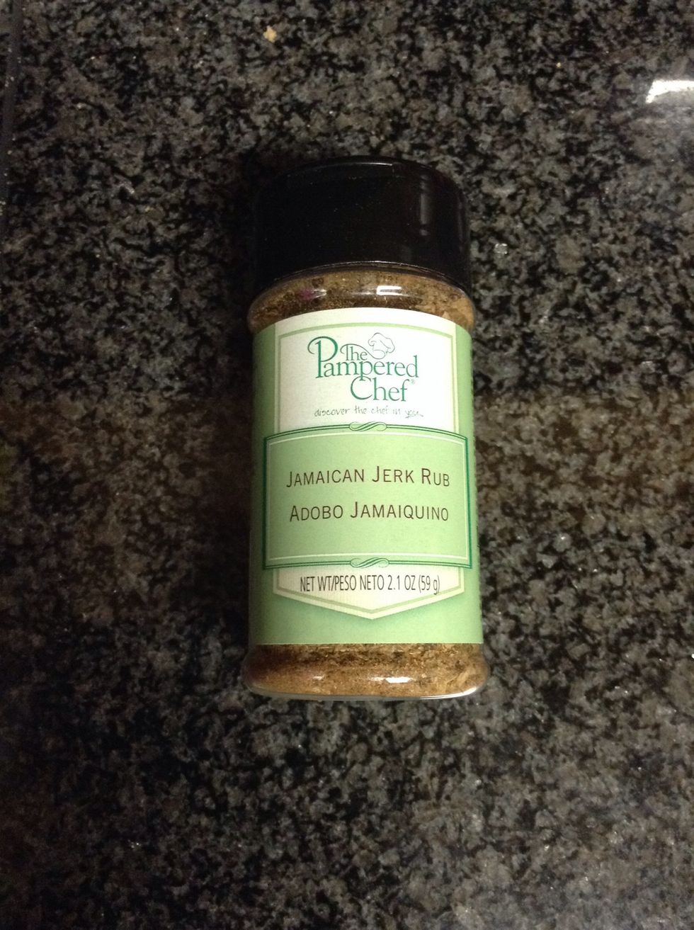 Your final step to the batter process is to take a couple pinches or your choice seasoning and mix it into the batter.