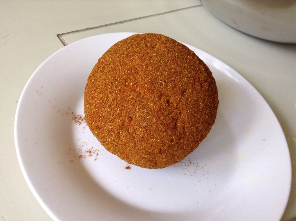 Your finished cheese-ball!