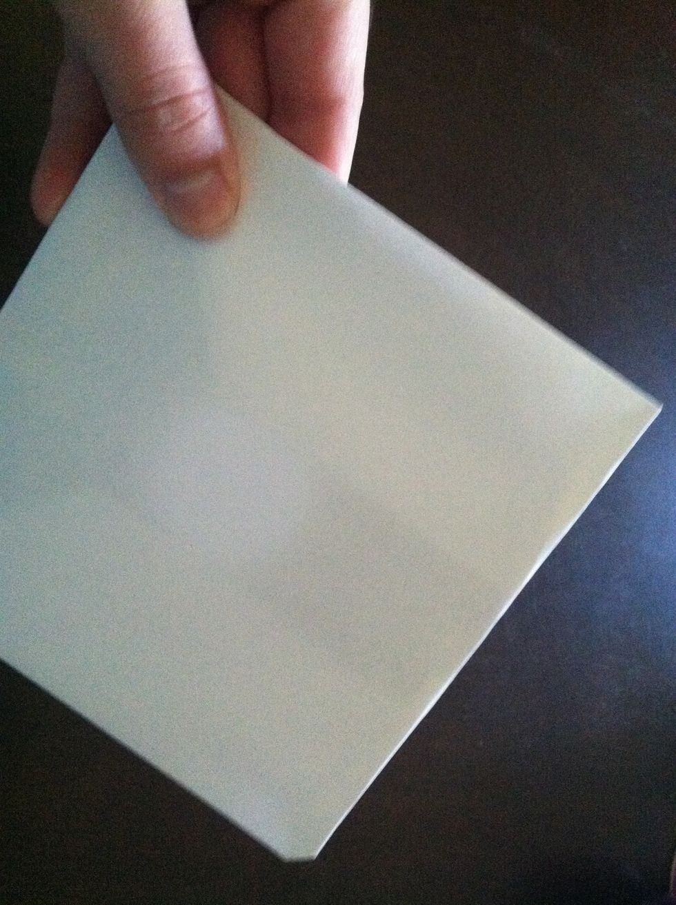 Your finished paper cd case!