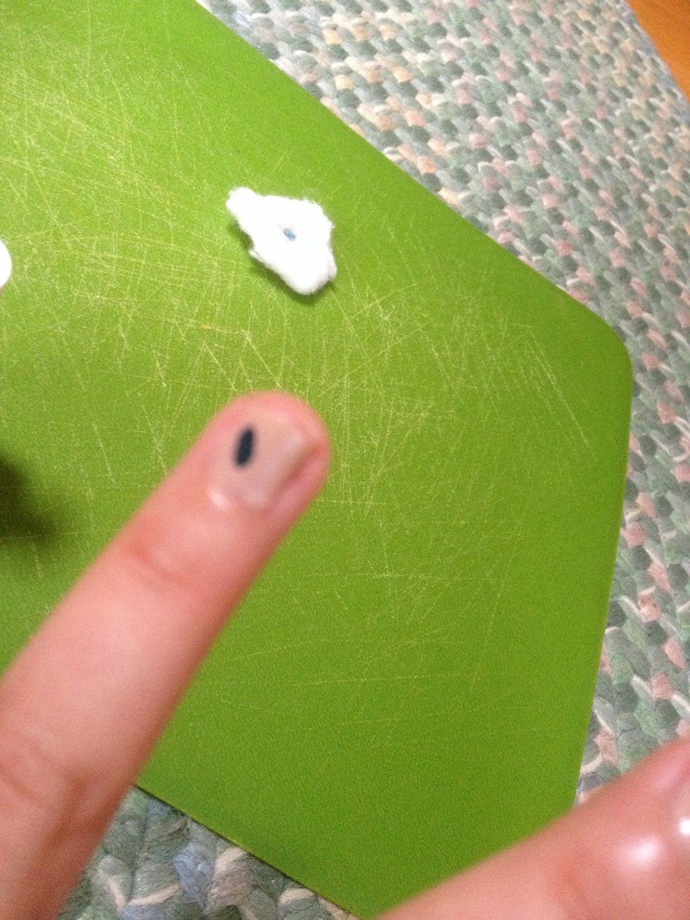 Your first step for making a heart is to do the first stroke