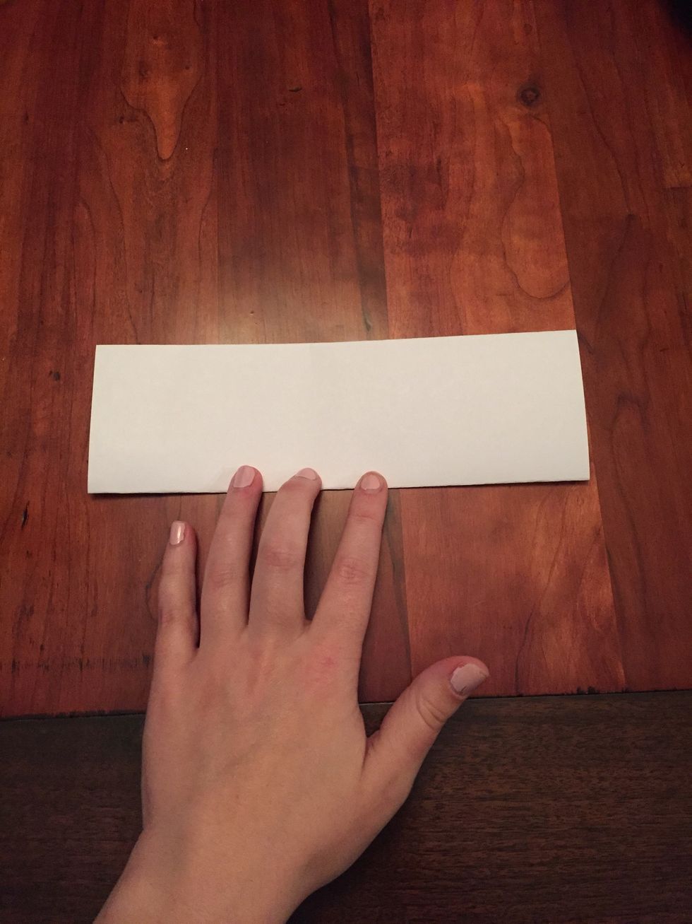 Your folded paper should look like this.
