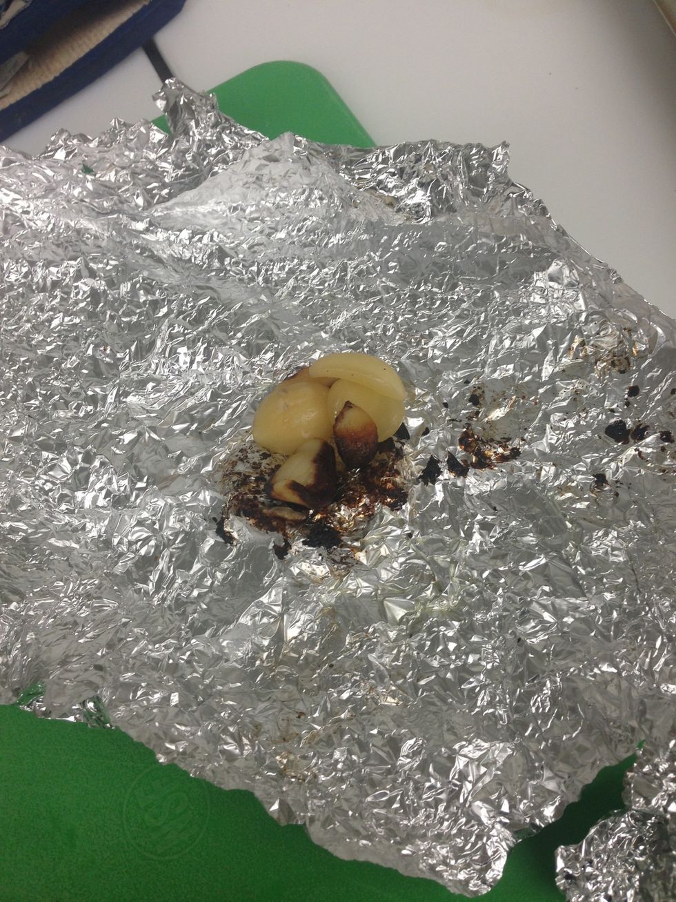 Your garlic will be roasted.