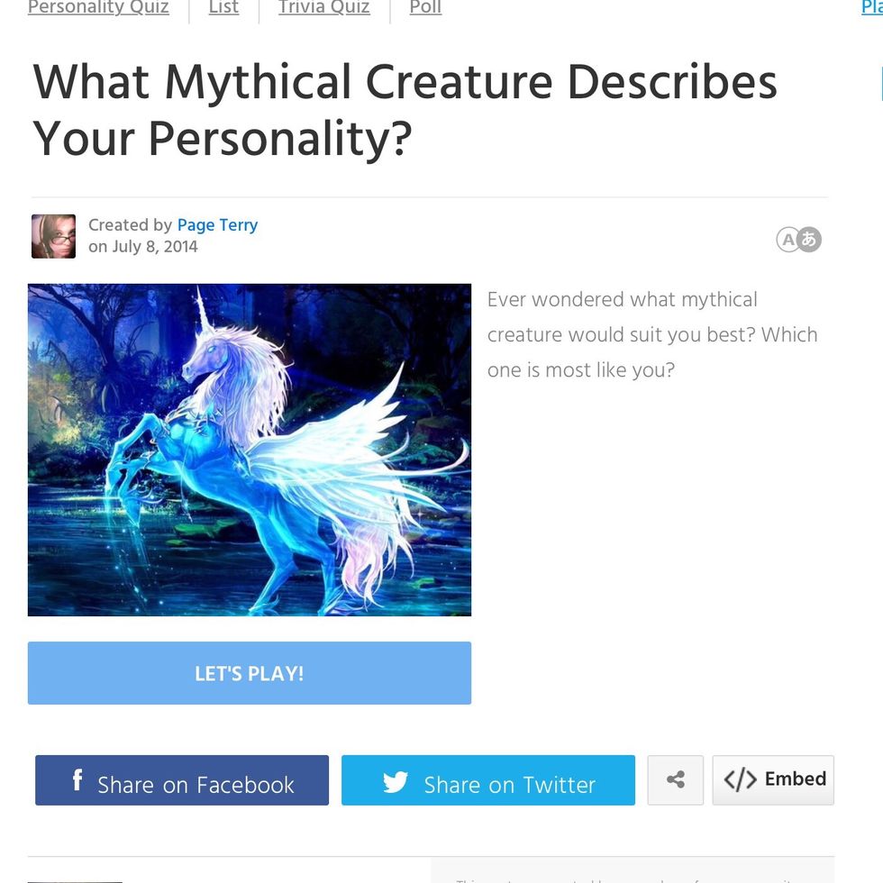Your going to find a page similar to this one and a picture of a unicorn and underneath the picture it says "let's play" click on that little button.