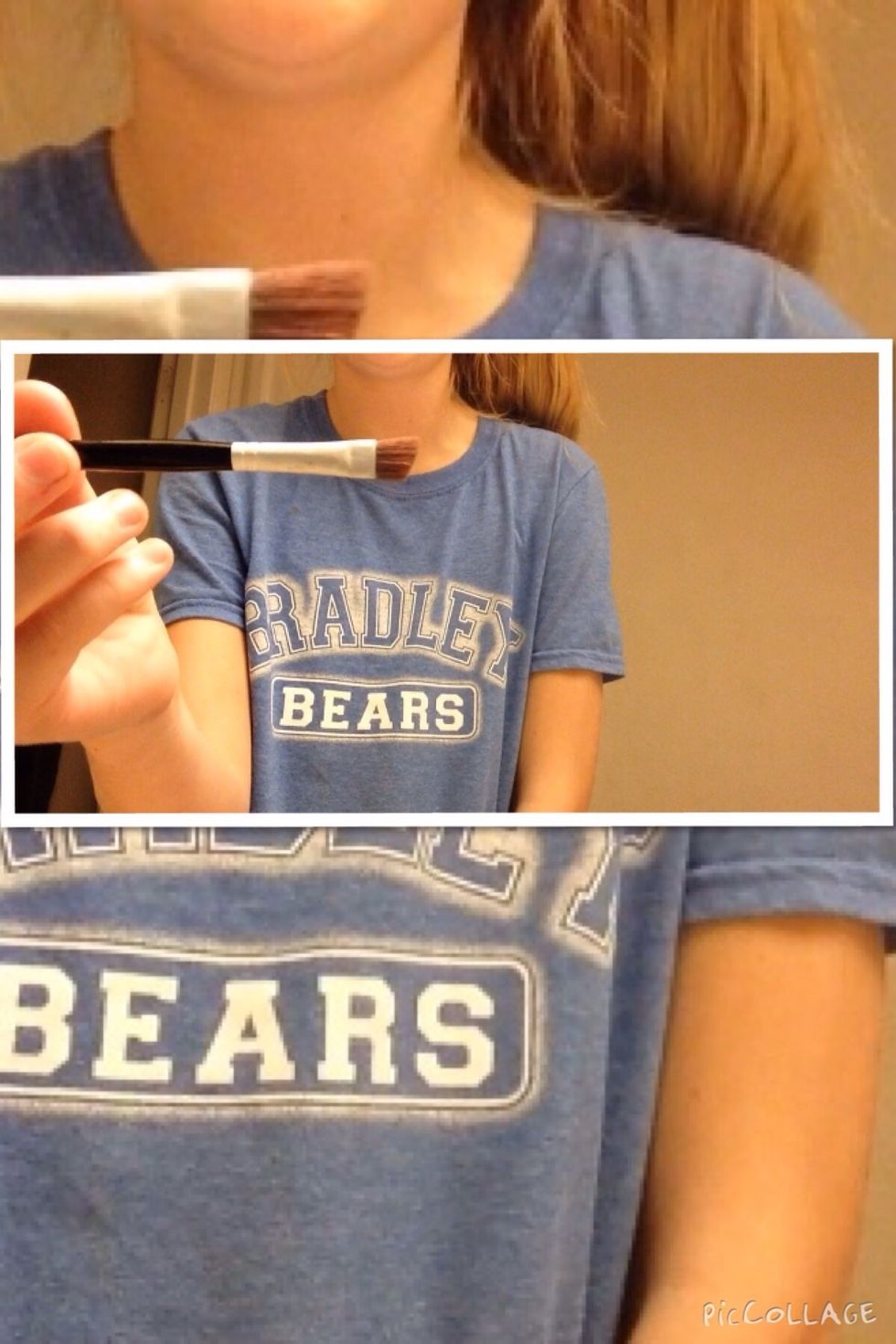 Your going to want to start off with a not so fine brush