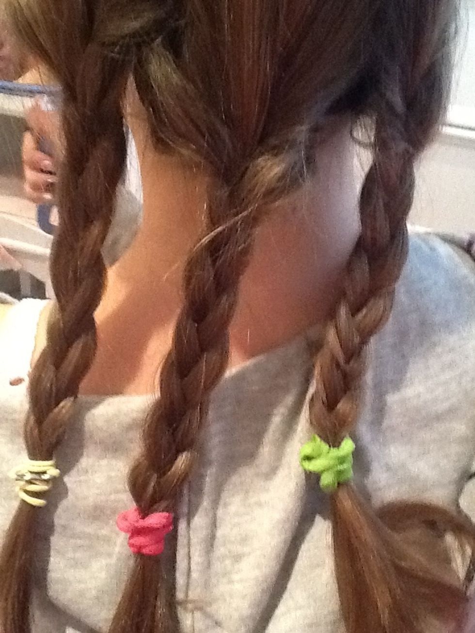 your hair should end up looking like this.