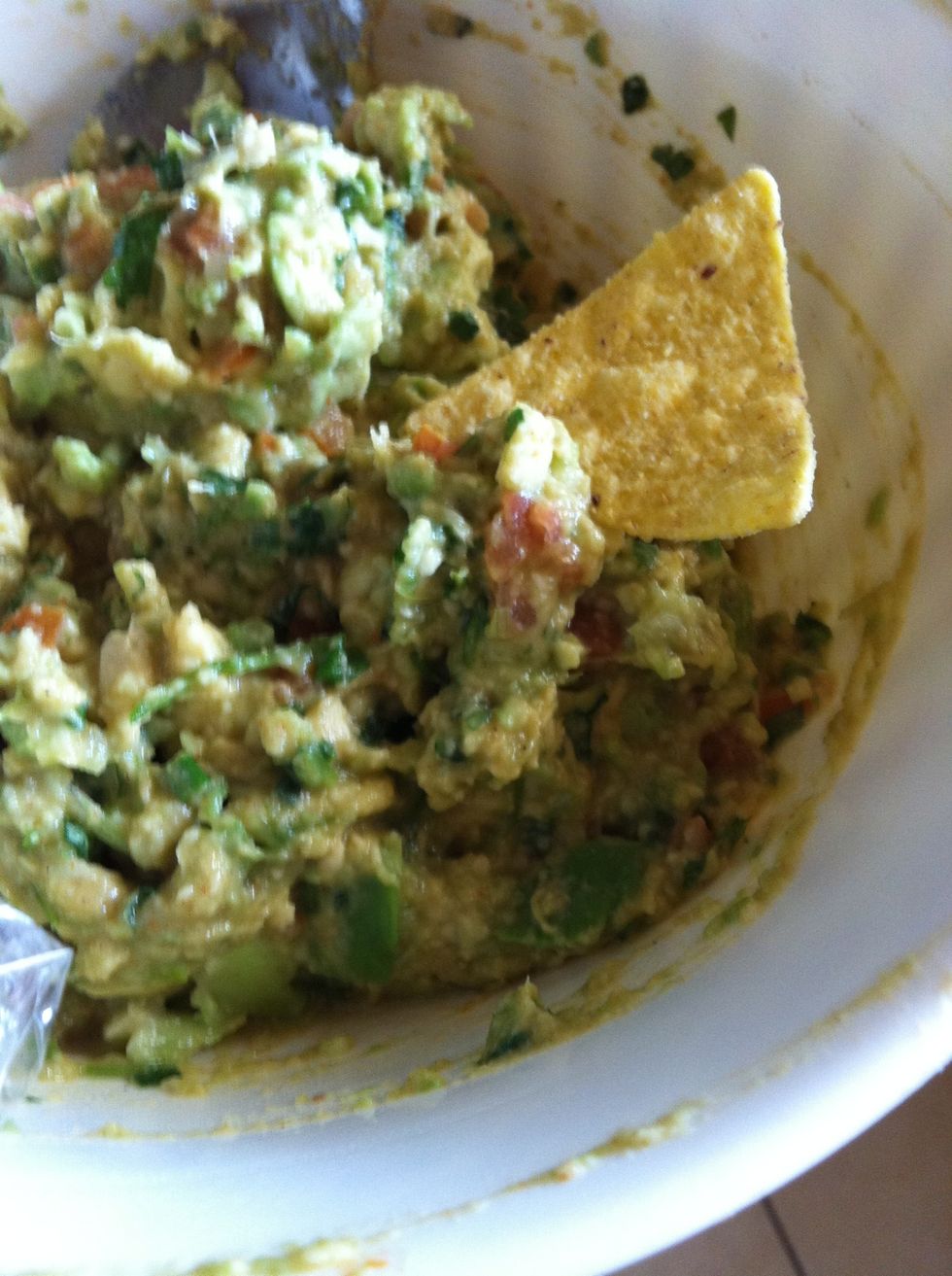 Your homemade guacamole....you have left overs.... or you made extras for tomorrow and the day after and the day after :p