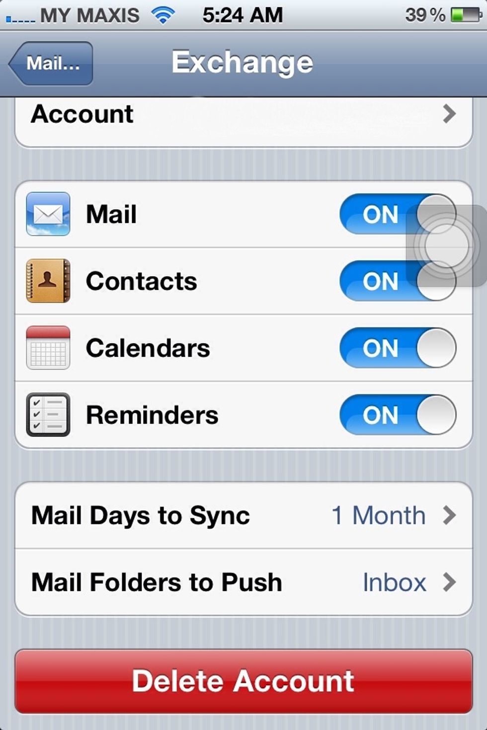 Your hotmail account with Microsoft Exchange is now complete. :)