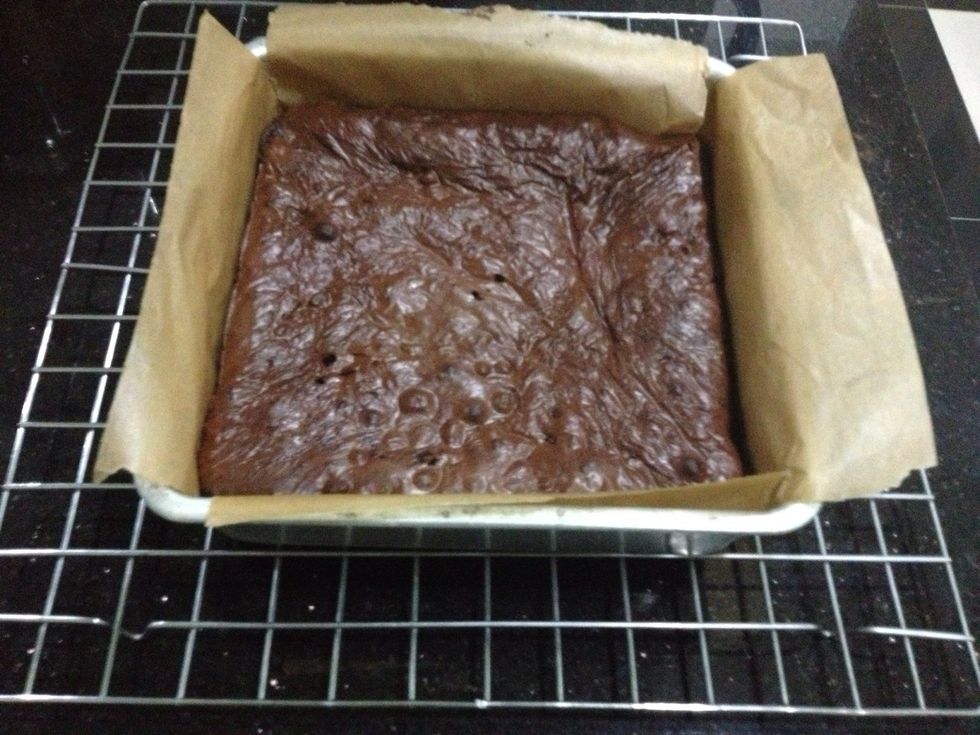 Your house would be smelling \ud83d\ude0d\ud83d\ude0d\ud83d\ude0d\ud83d\ude0d eheheh. Anyways, place it on a wire rack to cool for 10 minutes.