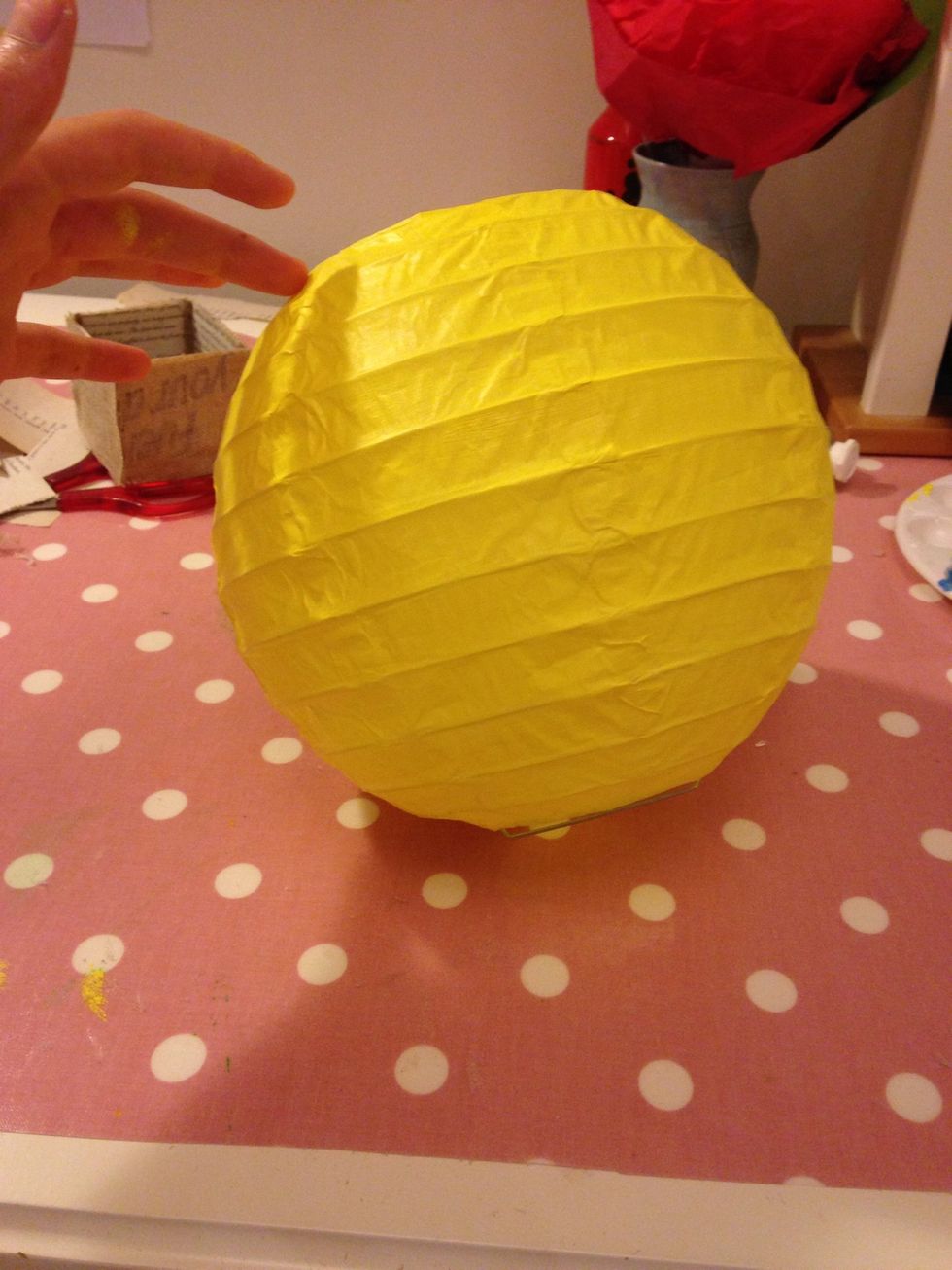 Your lantern should have dried by now