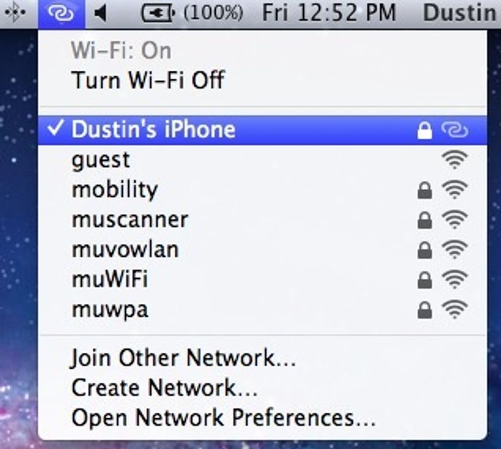 Your Mac should reflect image when connected to the phone.