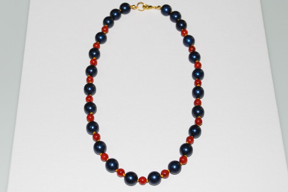 Your necklace is complete and ready to wear!