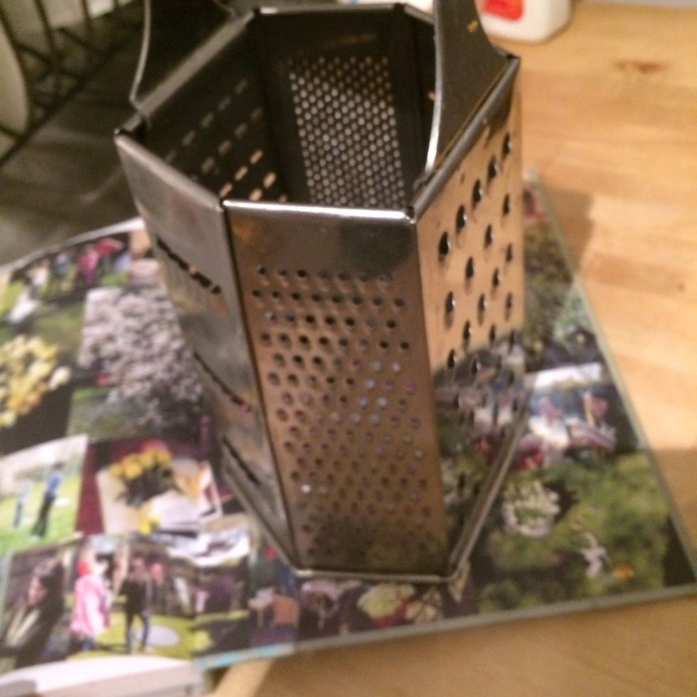 Your need a grater to grate the squash into fine pieces