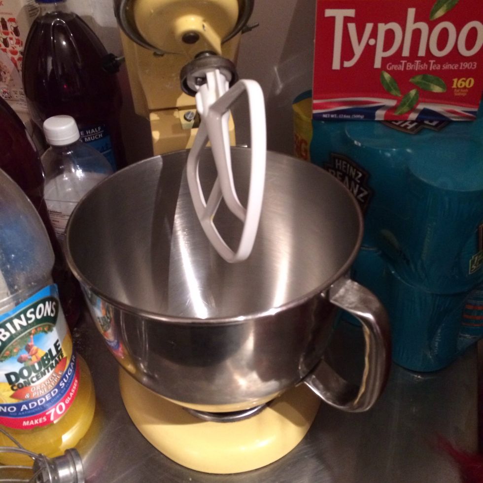 Your need a mixer or a bowl to mix your ingredients