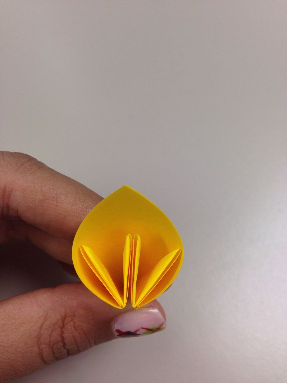 Your one "petal" is ready