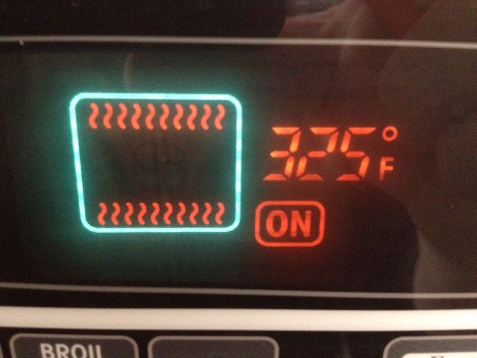 Your oven should be fully preheated by now