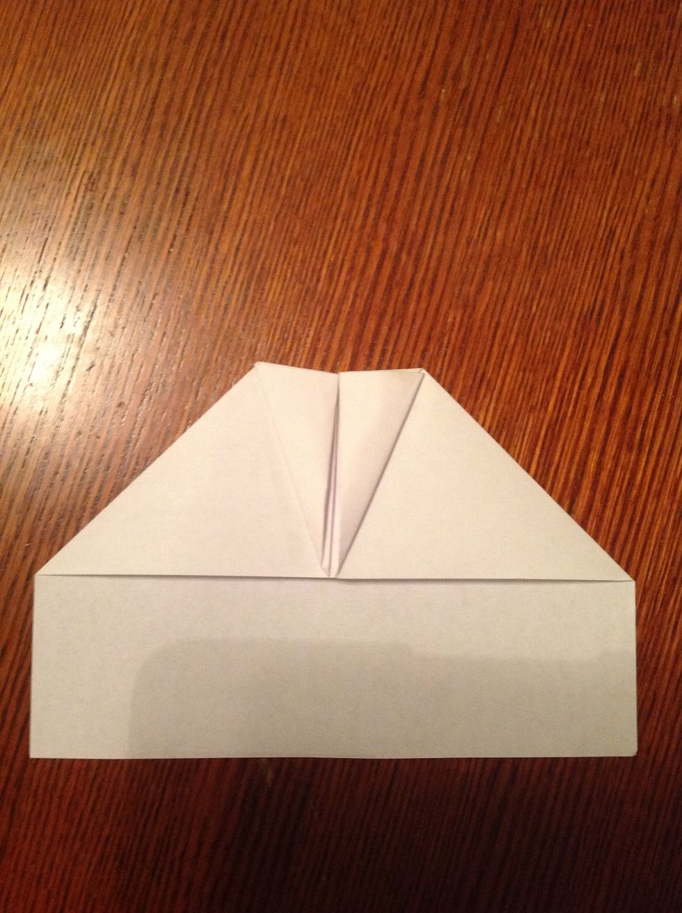 Your paper should look like this. Next step is the wings.