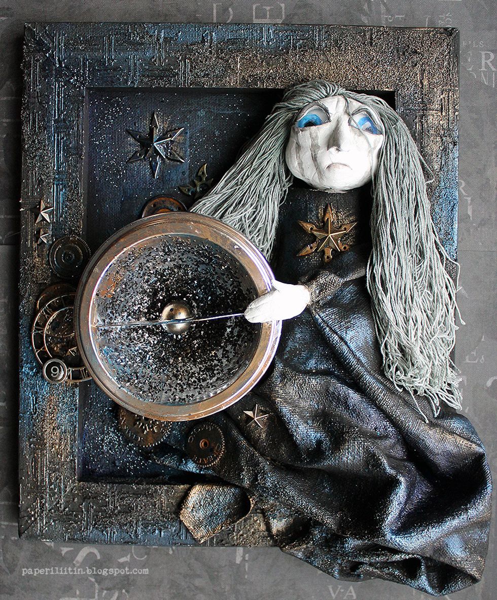 Your piece is finished! You can personalize your piece by choosing gesso and paints in the colors you like!