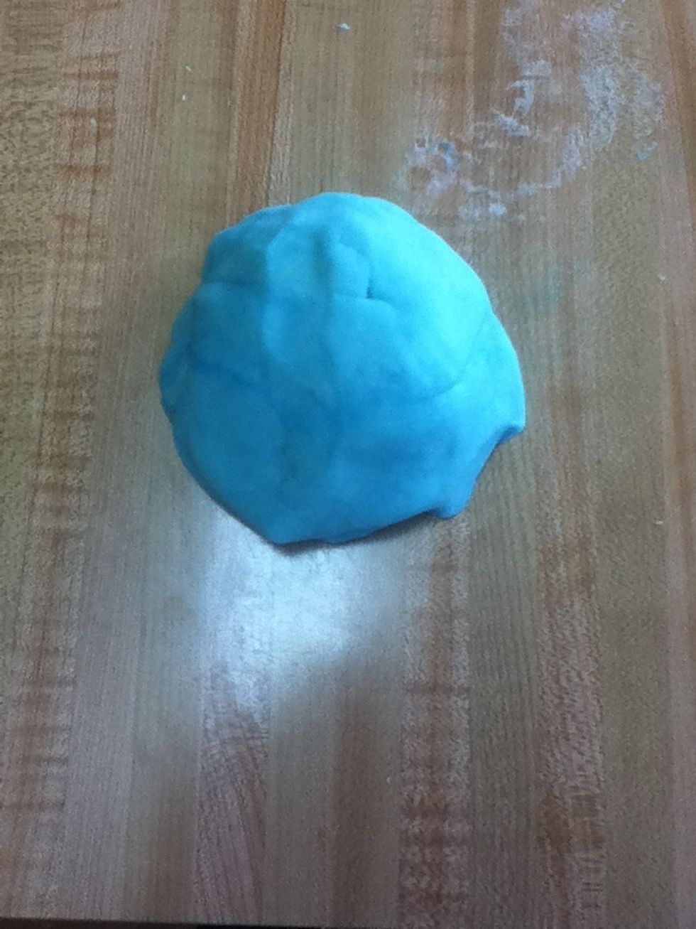 Your play dough should look like this