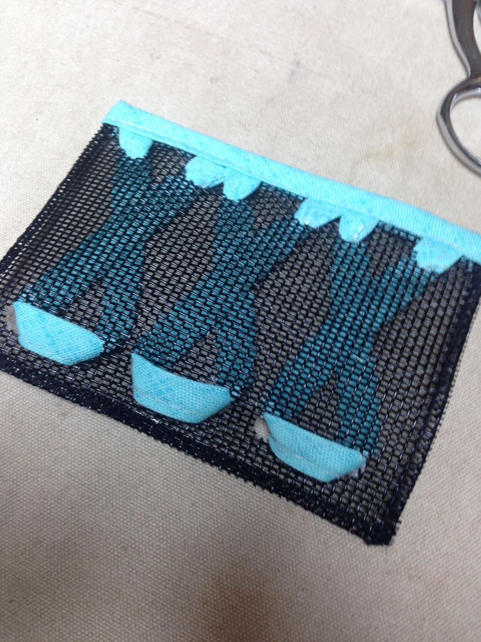 Your pocket should look like this from the back.