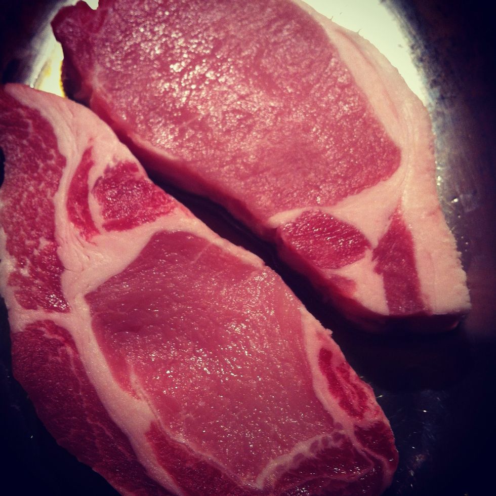 Your pork should have some fat on it! I never said this was a healthy meal, but it's damn tasty. This recipe also works well with chicken - in which case use thigh portions as they are tastiest!