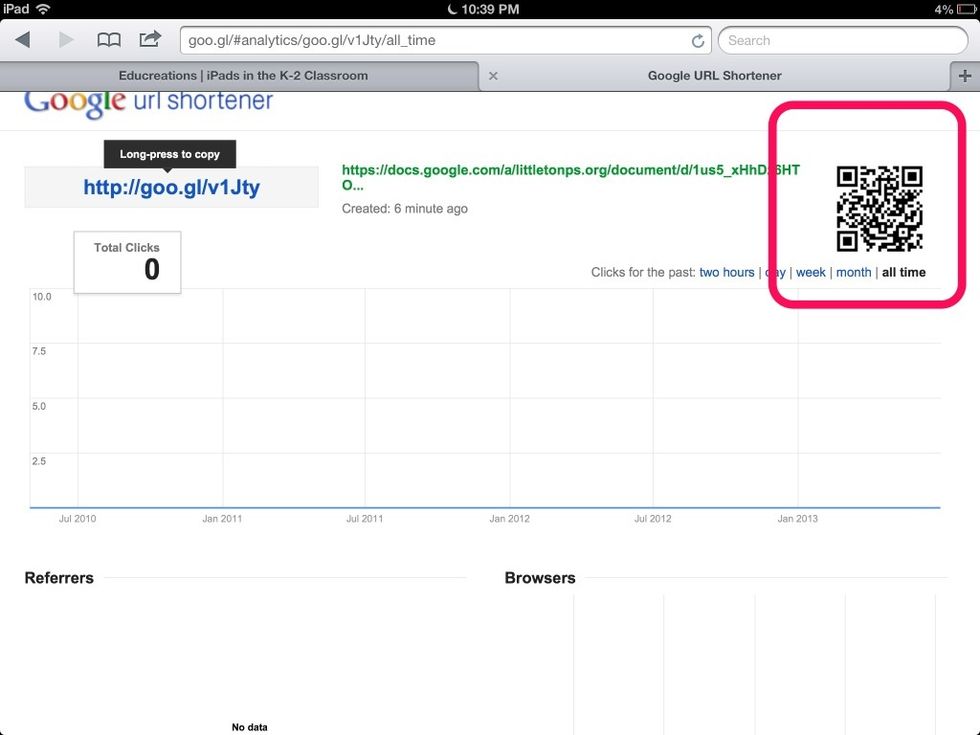 How to shorten a long url and make a qr code B+C Guides