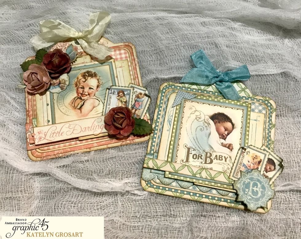 Your set of Baby Gift Tags are now complete.