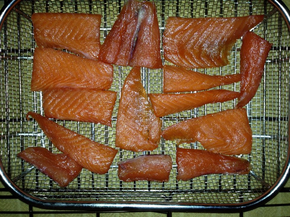 Your smaller pieces should also be handled the same way. These will be firmer than the larger pieces but not as presentable. These will be your own special treats and snacks when you are done!